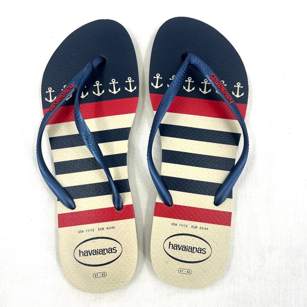 Havaianas Slim Nautical Flip Flop Sandals Women's 11/12